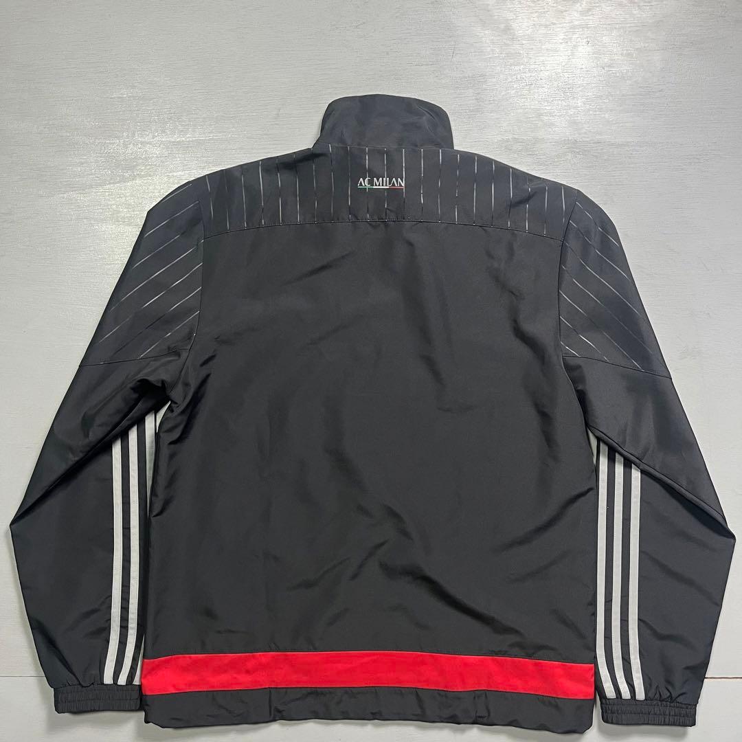 adidas トラックスーツ　ACミラン　セットアップ　トラックジャケット　S