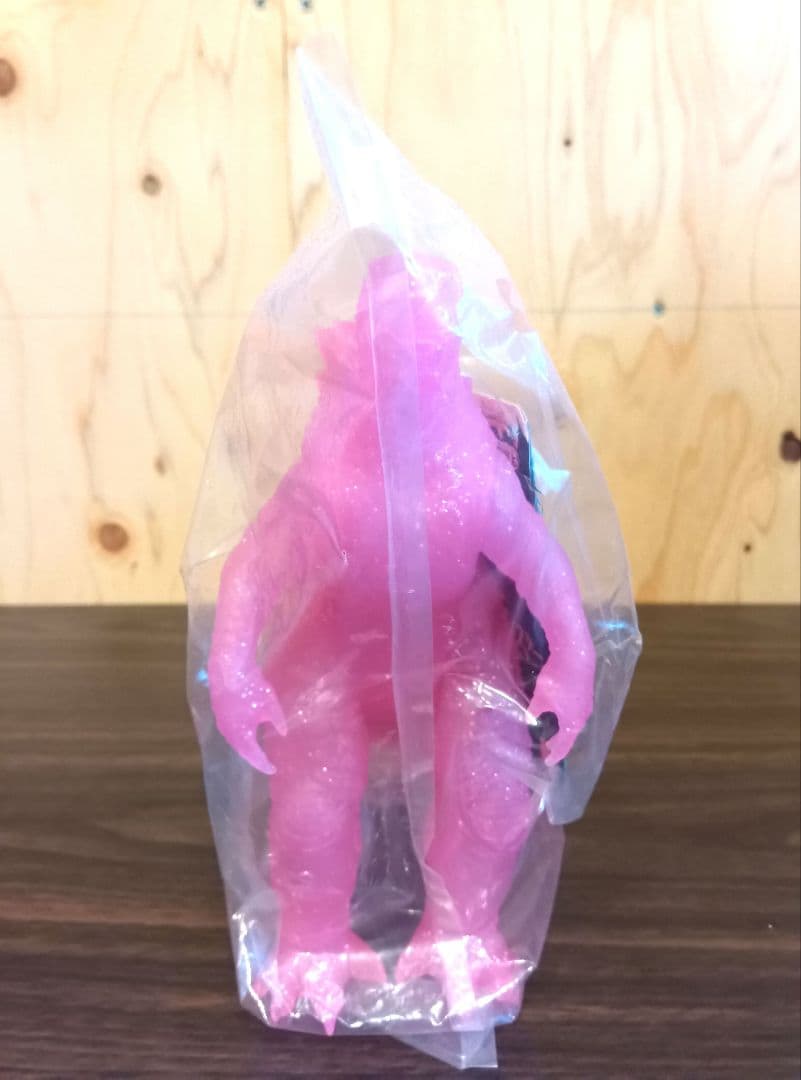 ゴジラ 限定ソフビ クリアラメブルー クリアラメピンク タグ付き
