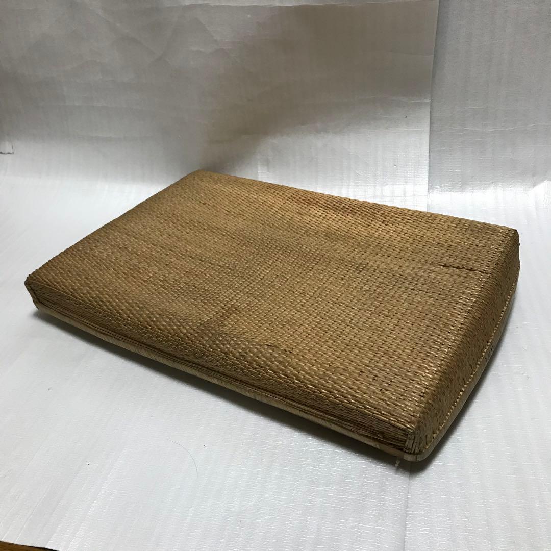 行李　平形　昭和　アンティーク　網目が締まり丁寧な作り！