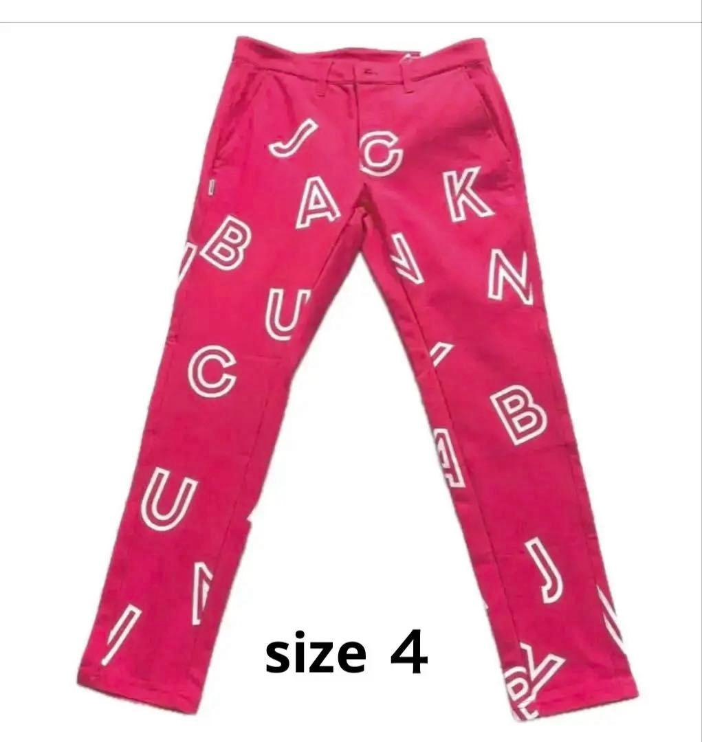 新品★ジャックバニー⛳️ソロテックスドライ　カノコ ストレッチパンツ　size4