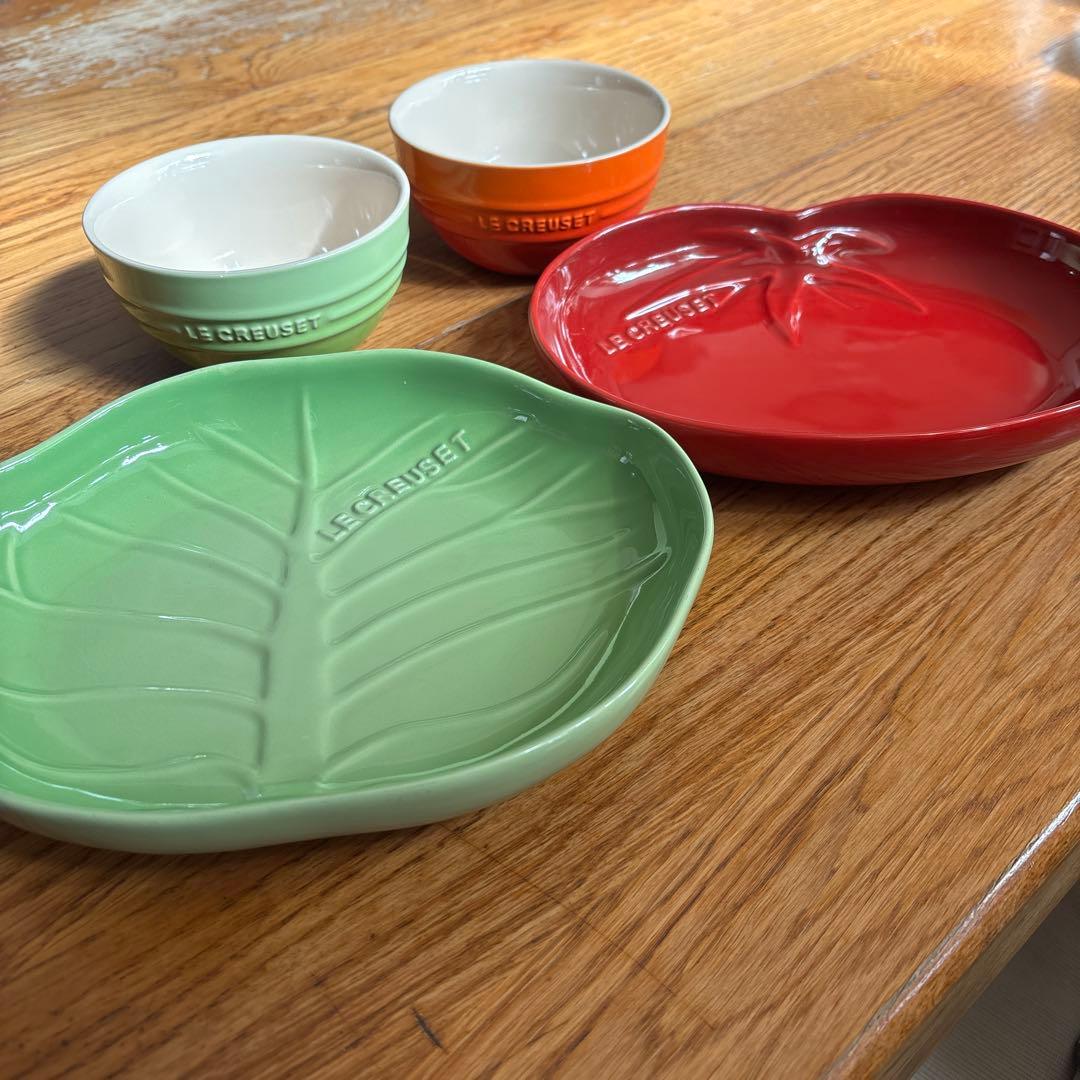 LE CREUSET ルクルーゼ　お皿　4点セット ライスボウル パスタ皿