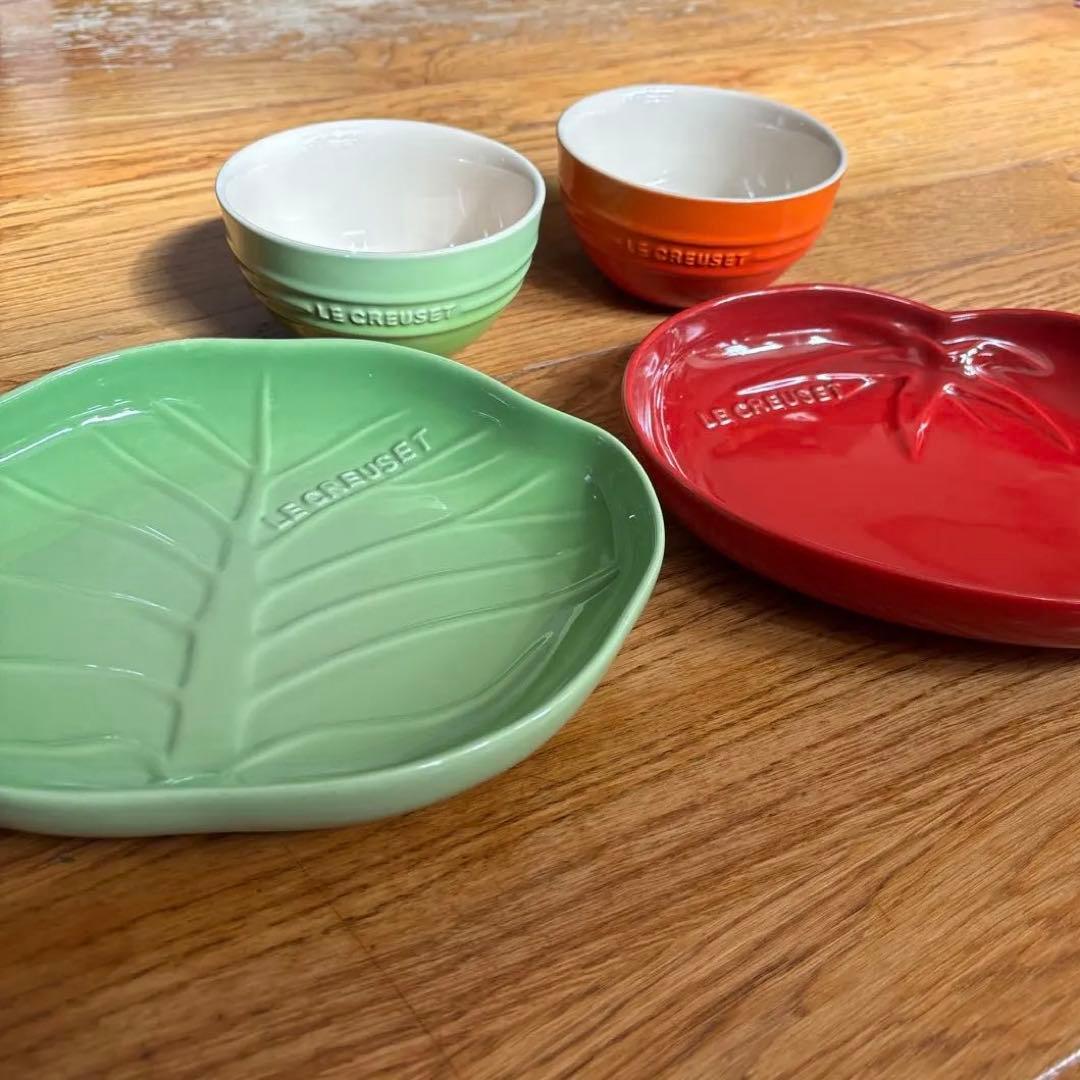 LE CREUSET ルクルーゼ　お皿　4点セット ライスボウル パスタ皿