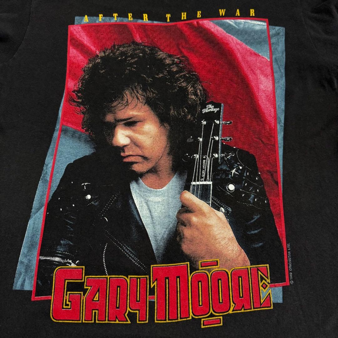 古着 Gary Moore ゲイリームーア プリントTシャツS〜M相当 ブラック