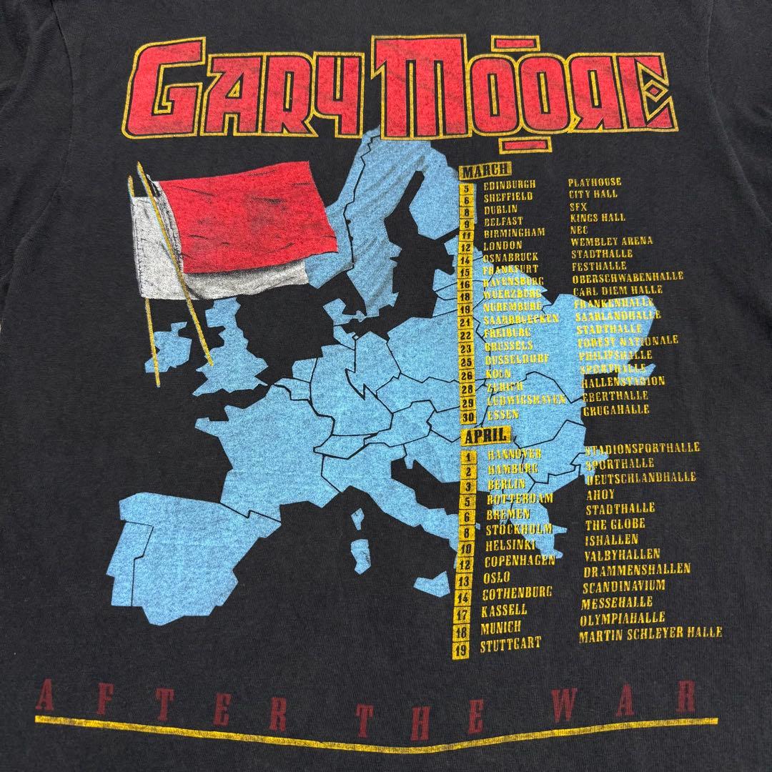 古着 Gary Moore ゲイリームーア プリントTシャツS〜M相当 ブラック