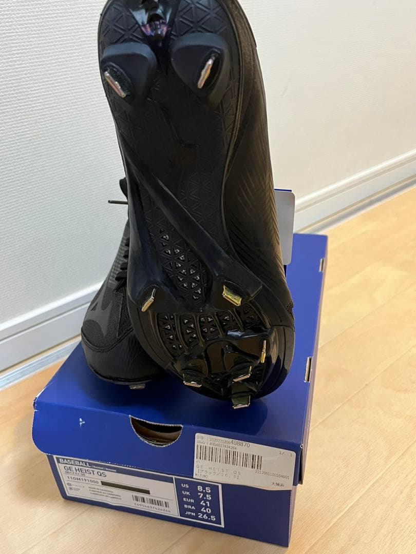 Mizuno スパイク 11GM191000 26.5cm ブラック