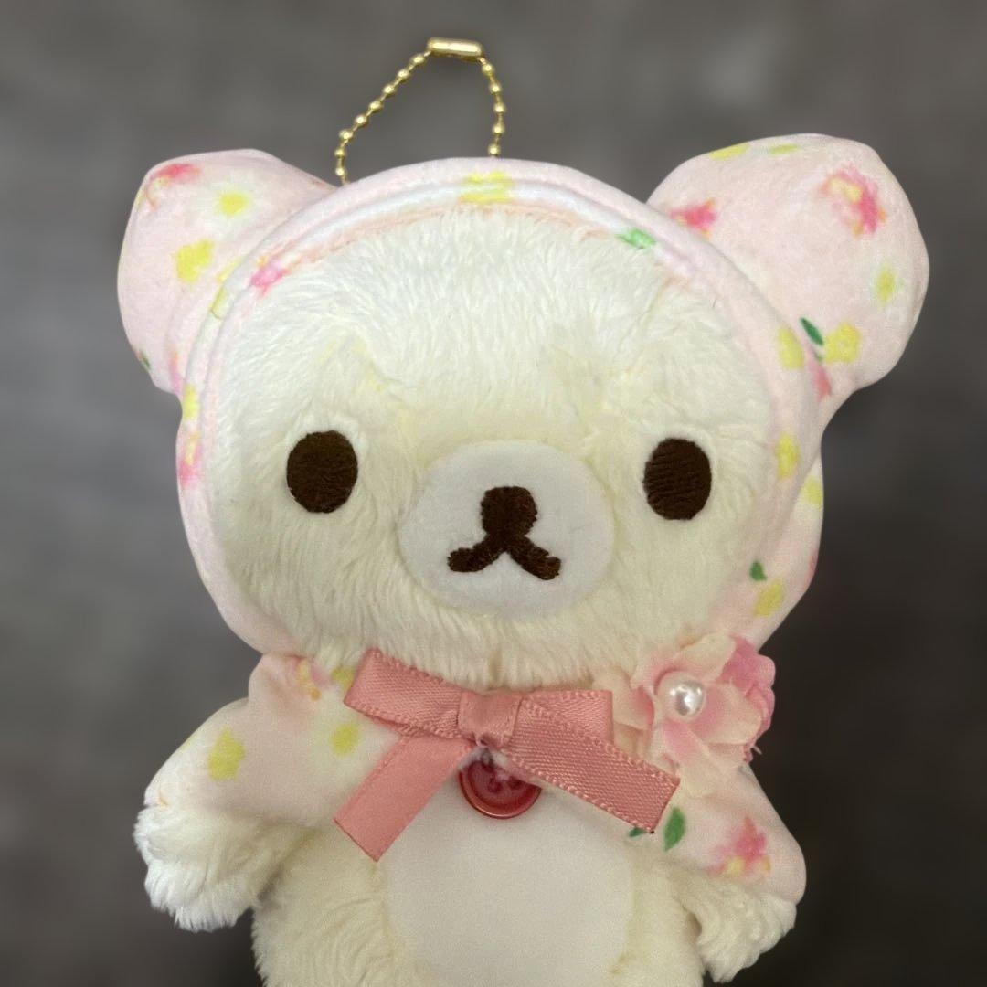 コリラックマ ぬいぐるみ お花ケープ着ぐるみ リラックマ　ぶらさげぬいぐるみ