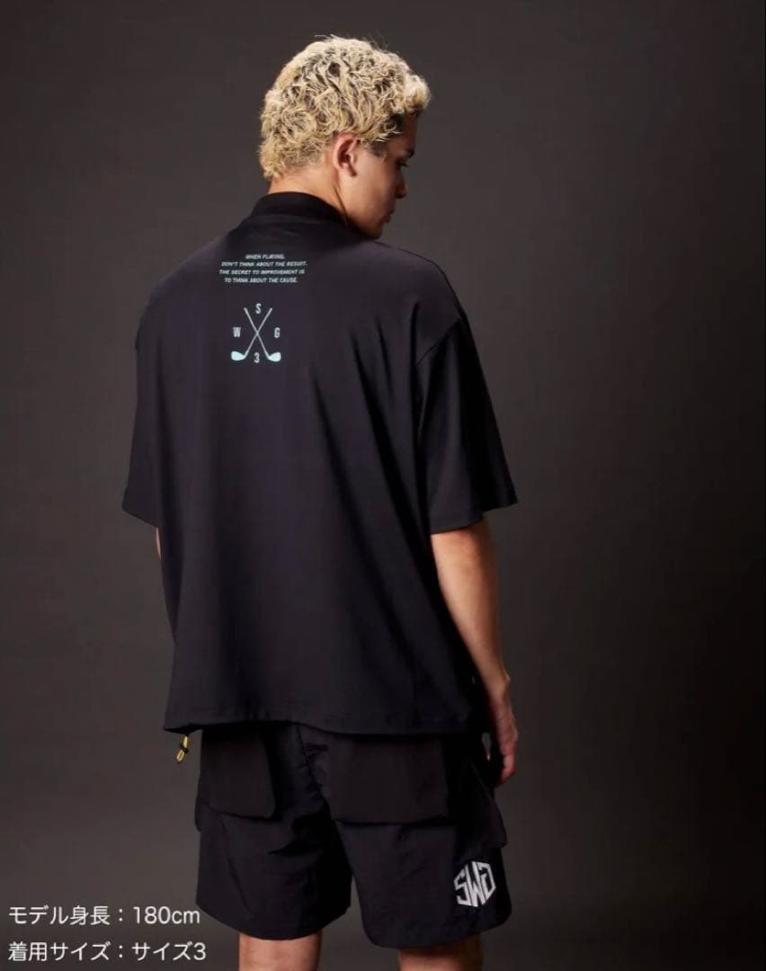 新品THE SWINGGGR RELAX MOCK NECK TEE