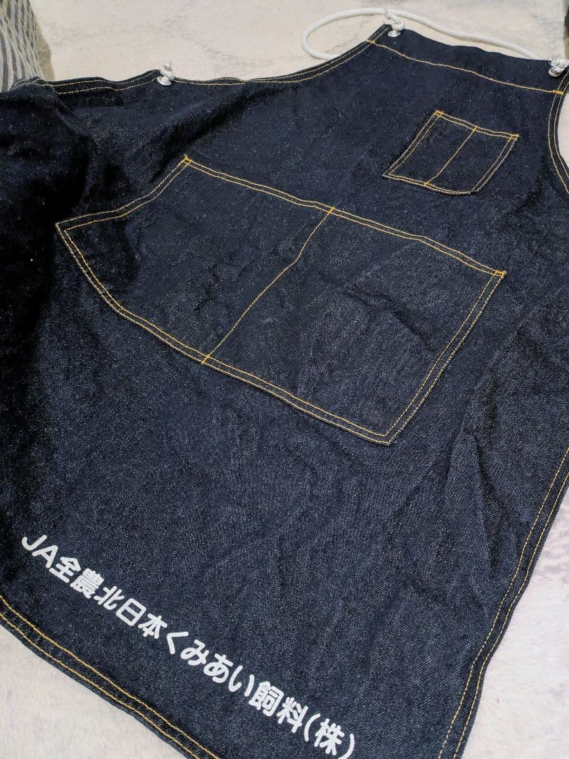 Vintage/80s/デニムエプロンJA 全農北日本くみあい飼料(株)質実剛健