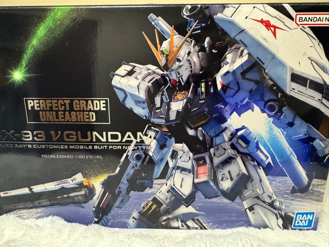 【新品未開封】PGU νガンダム + LEDユニット + ショッパーバッグ