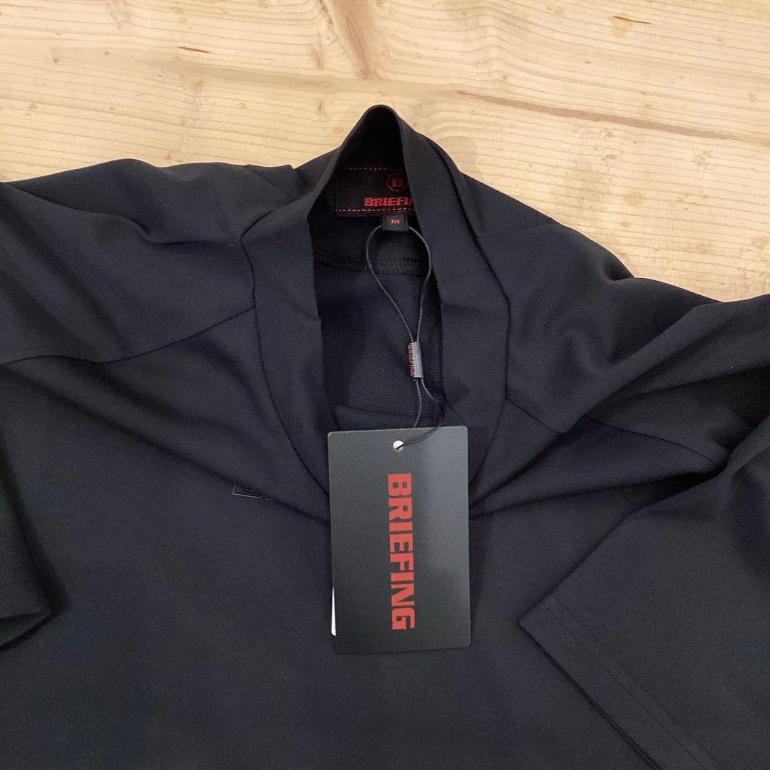新品　BRIEFING STITCHED 3D LOGO HIGHNECK 黒M