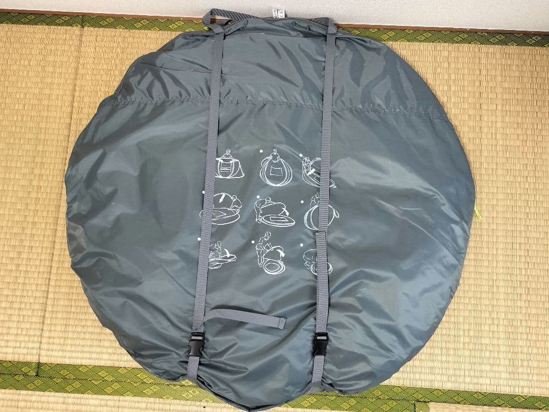 【未使用】“キャンプにどうぞ” ayamaya ポップアップテント 4人〜6人用