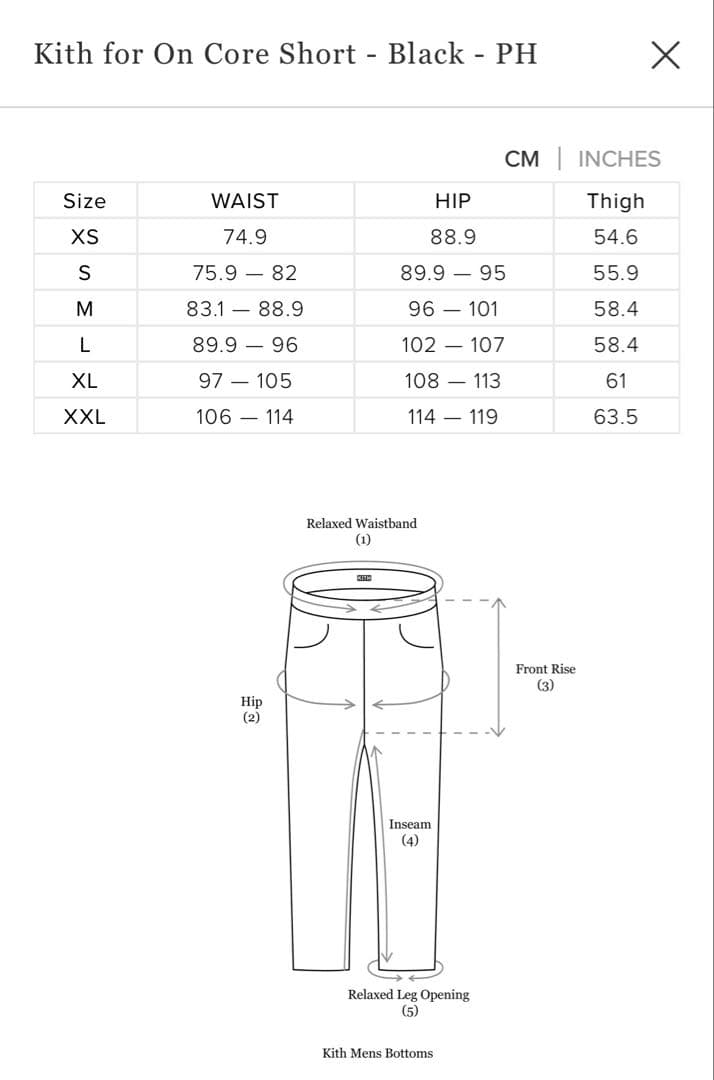ON ショートパンツ Kith for On Core Short