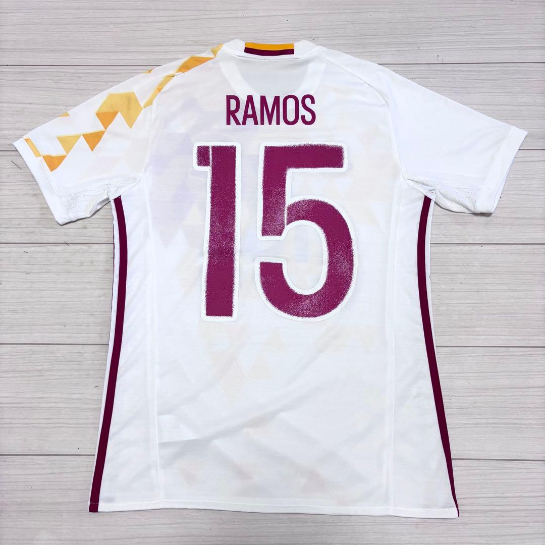 極美品■アディダス■スペイン代表 ユーロ2016モデル RAMOS ユニフォーム