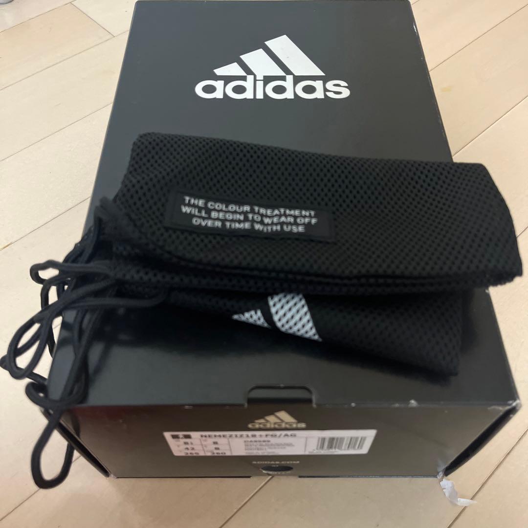 アディダス ネメシス 18+ FG/AG(オレンジ×ブラック) 26.5 新品