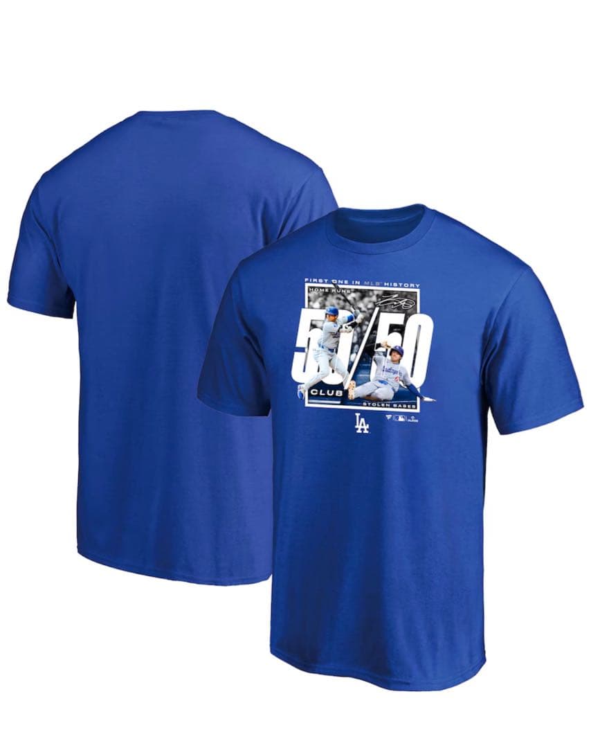 大谷翔平50-50 達成記念Tシャツ Lサイズと150cm 2点セット