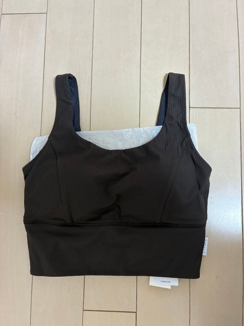 新品SUKALA ベーシックリブスクエアブラトップM