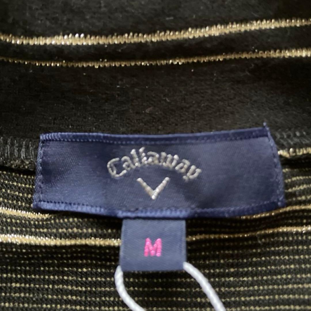 【未着用】 Callaway レディース 長袖 モックネック シャツ タグ付 M