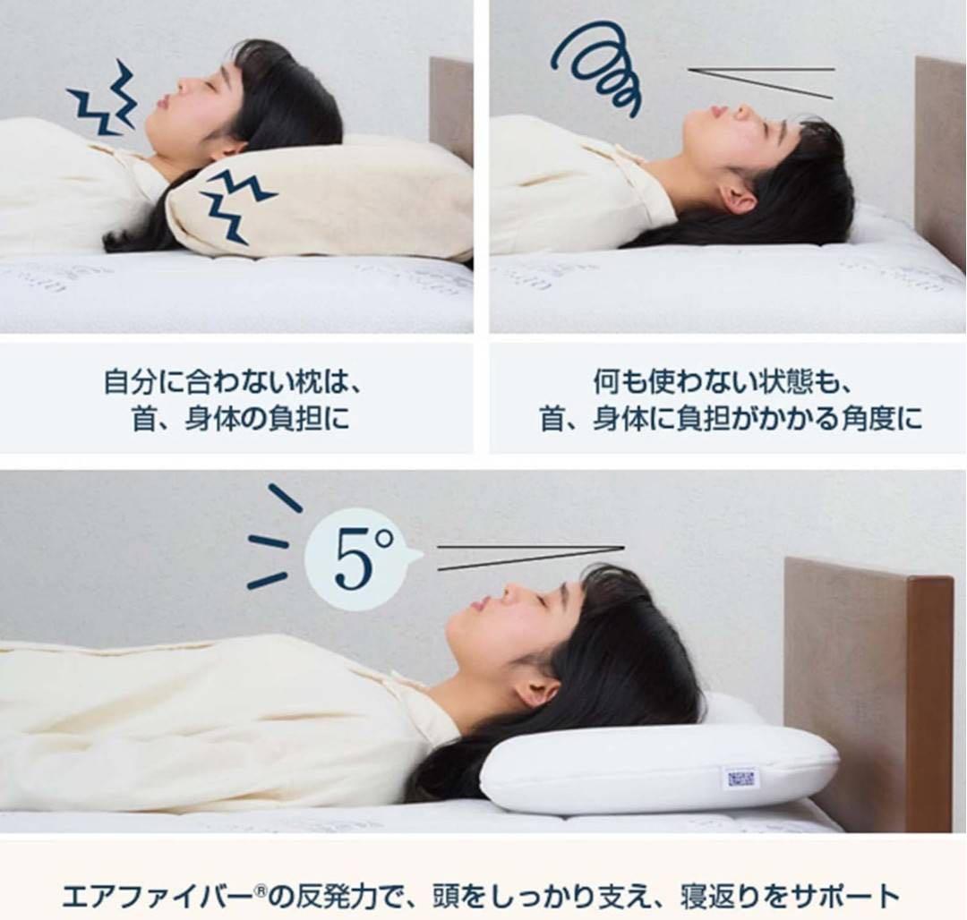 エアウィーヴ　ピロー　スリム　みな実のまくら 80cm