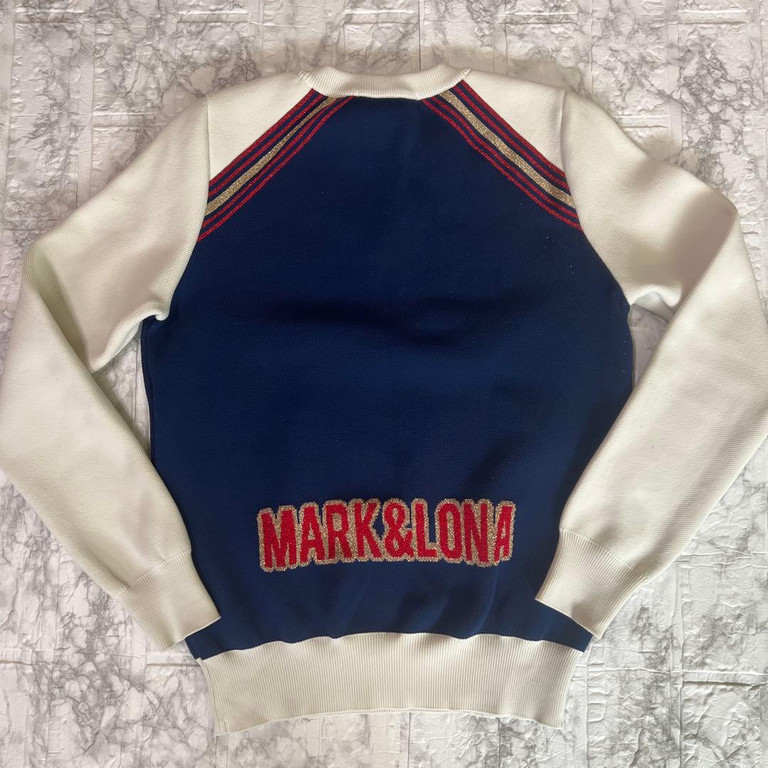 MARK&LONA トレーナー スウェット レディースウェア ロゴ ラメ