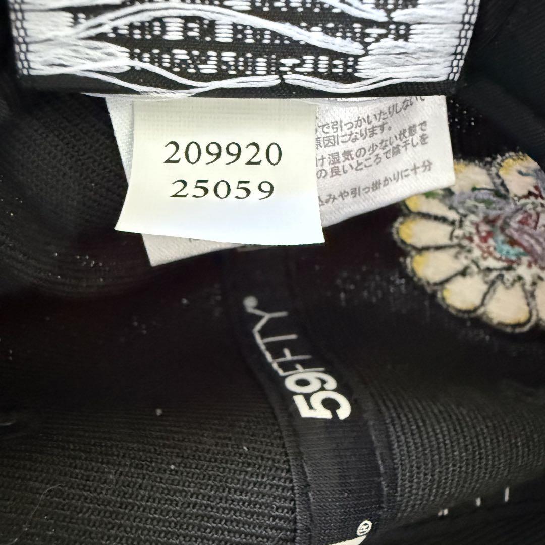 村上隆 x カブス new era 59 fifty キャップ 7 1/2黒