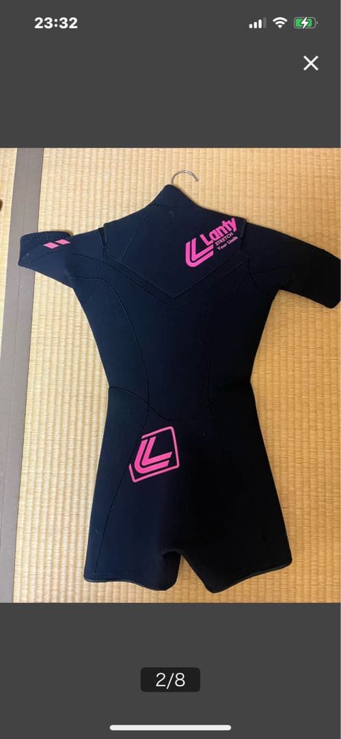 ランテイハーフウエットスーツ 半袖ショートウェットスーツ Mサイズぐらい