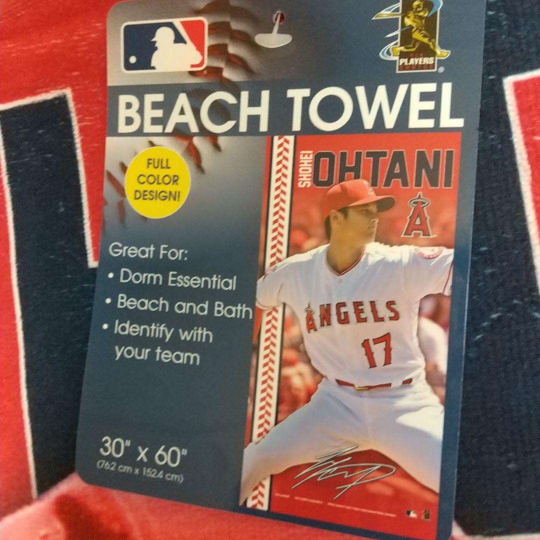 エンゼルス 大谷翔平 ビーチタオル 特大