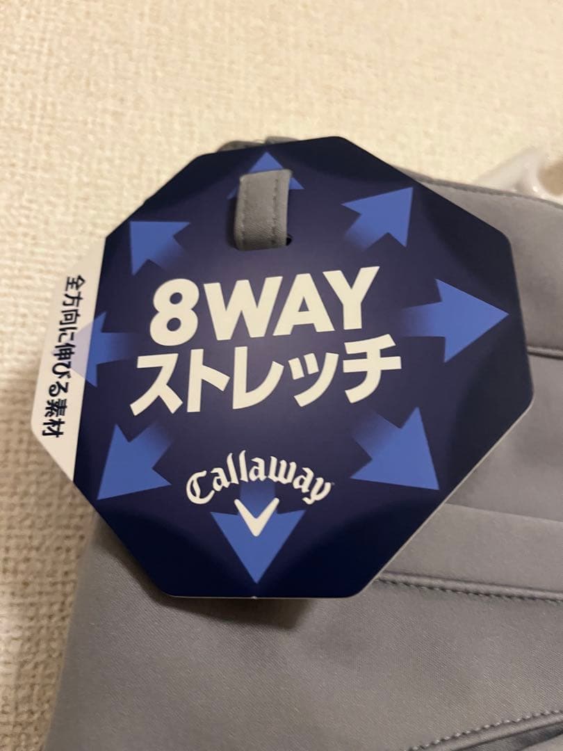 【未使用品】　Callaway グレー ゴルフパンツ　XL