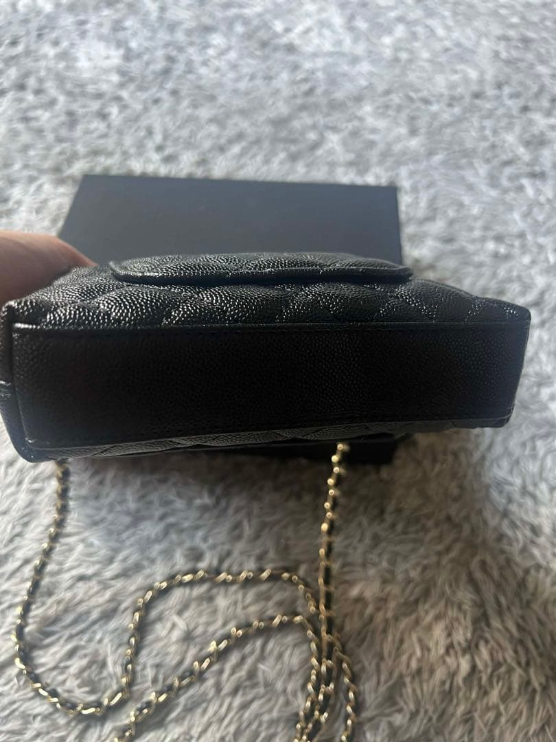 シャネル CHANEL ノベルティ ブラック ハンドル付きショルダー