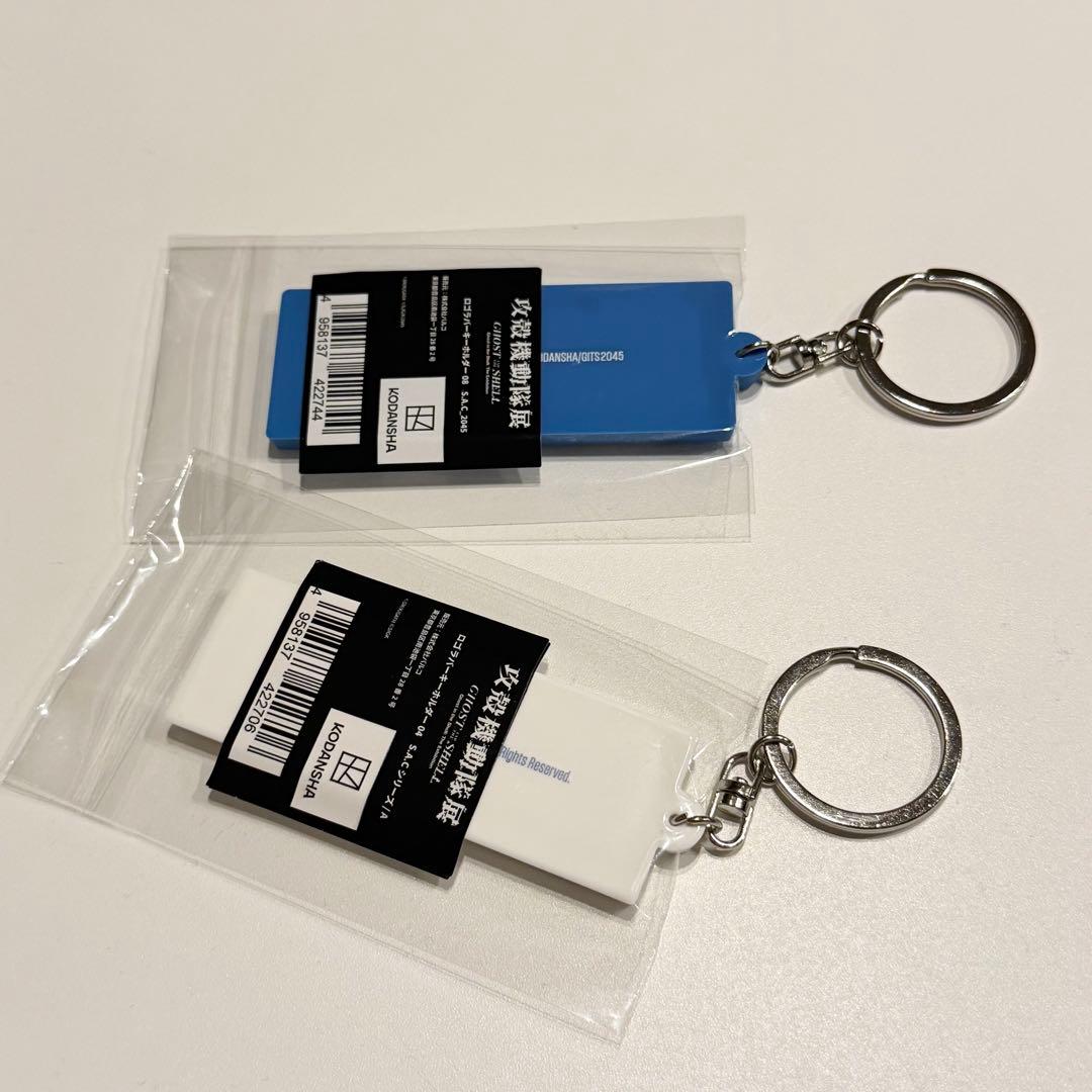【新品】攻殻機動隊展 ロゴラバーキーホルダー2個セット