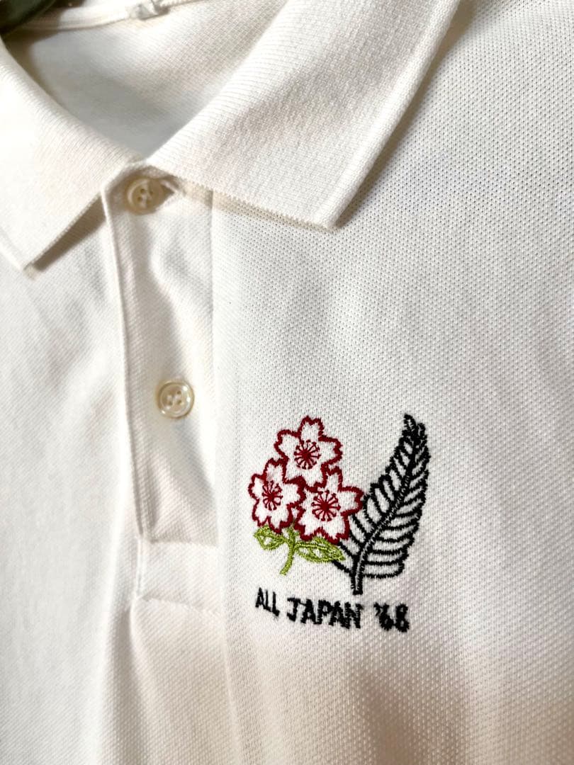 【希少！！】ラグビー　記念シャツ　all japan ‘68 L 日本製