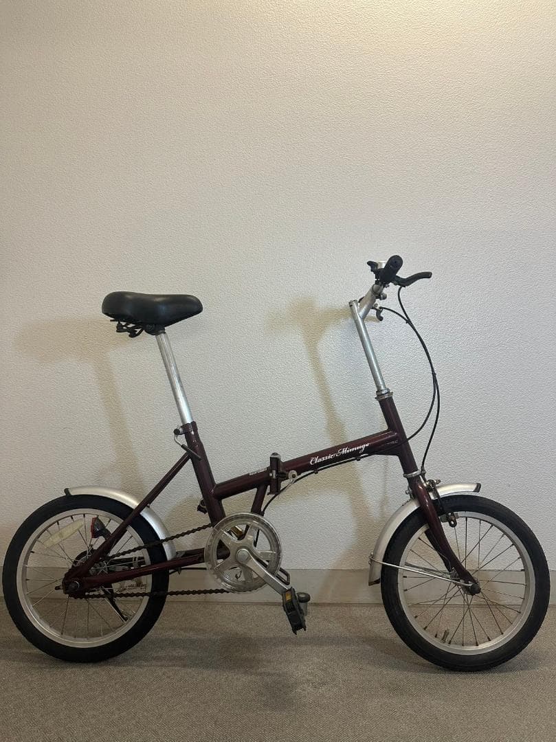『配送可』ＣＬＡＳＳＩＣ ＭＩＭＵＧＯ クラシック ミムゴ１６型折りたたみ自転車