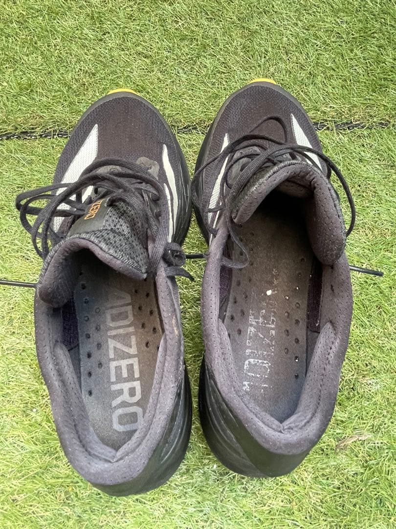 【3連休価格】adidas/アディゼロSL2/ブラック&イエロー/25.5