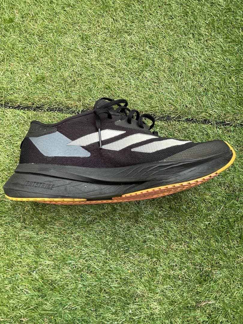 【3連休価格】adidas/アディゼロSL2/ブラック&イエロー/25.5