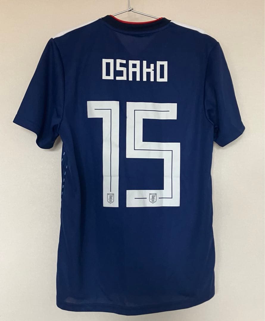新品未使用 大迫勇也 選手 ロシアW杯 日本代表ユニフォーム adidas M