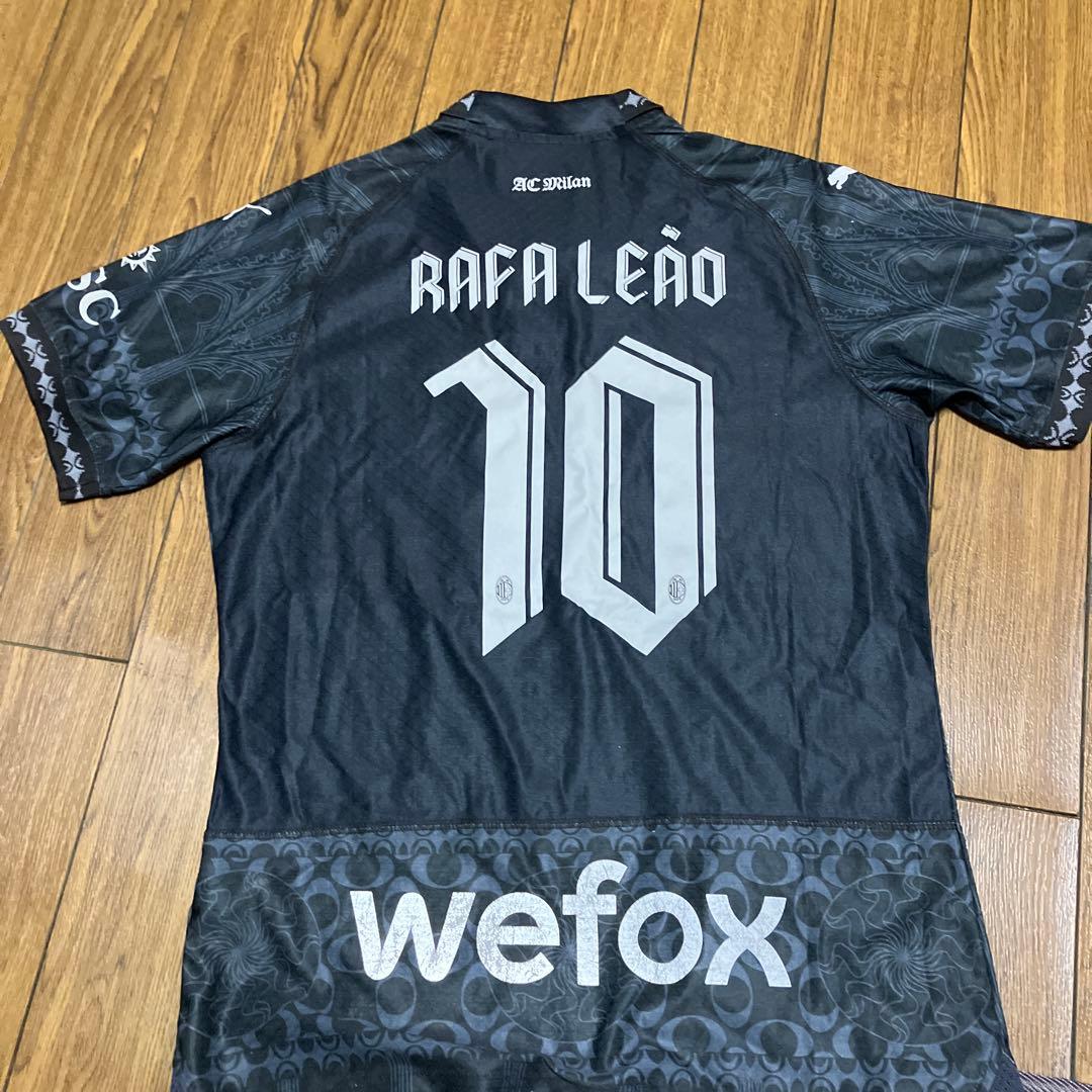 AC Milan Rafa Leão 10 シャツ 黒