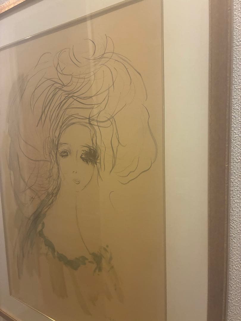 織田廣喜　織田広喜　HIROKI ODA パリっ子　リトグラフ　箱有　石版