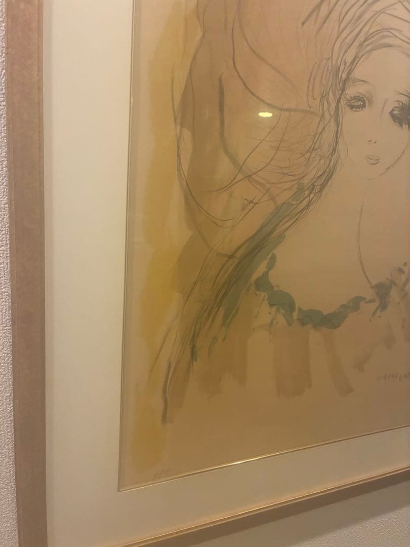 織田廣喜　織田広喜　HIROKI ODA パリっ子　リトグラフ　箱有　石版