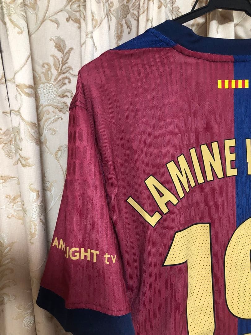 バルセロナ24/25 ヤマル クラシコ限定 トラビススコットコラボ 選手仕様