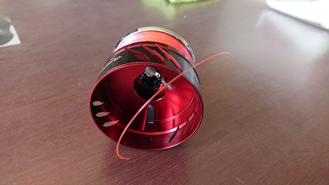 Shimano 8000D スプール 赤オレンジ