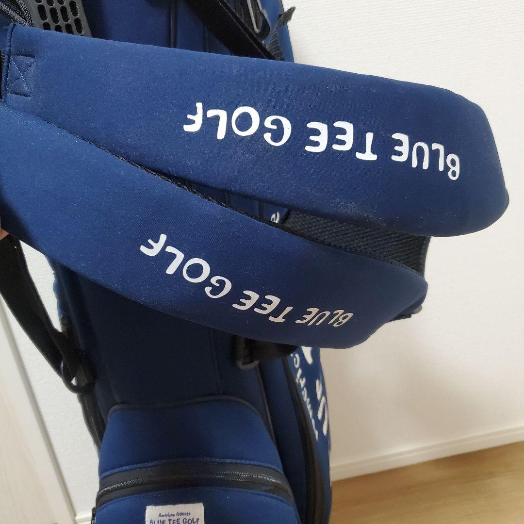 BLUE TEE GOLF ネイビーキャディバッグ　スタンドタイプ