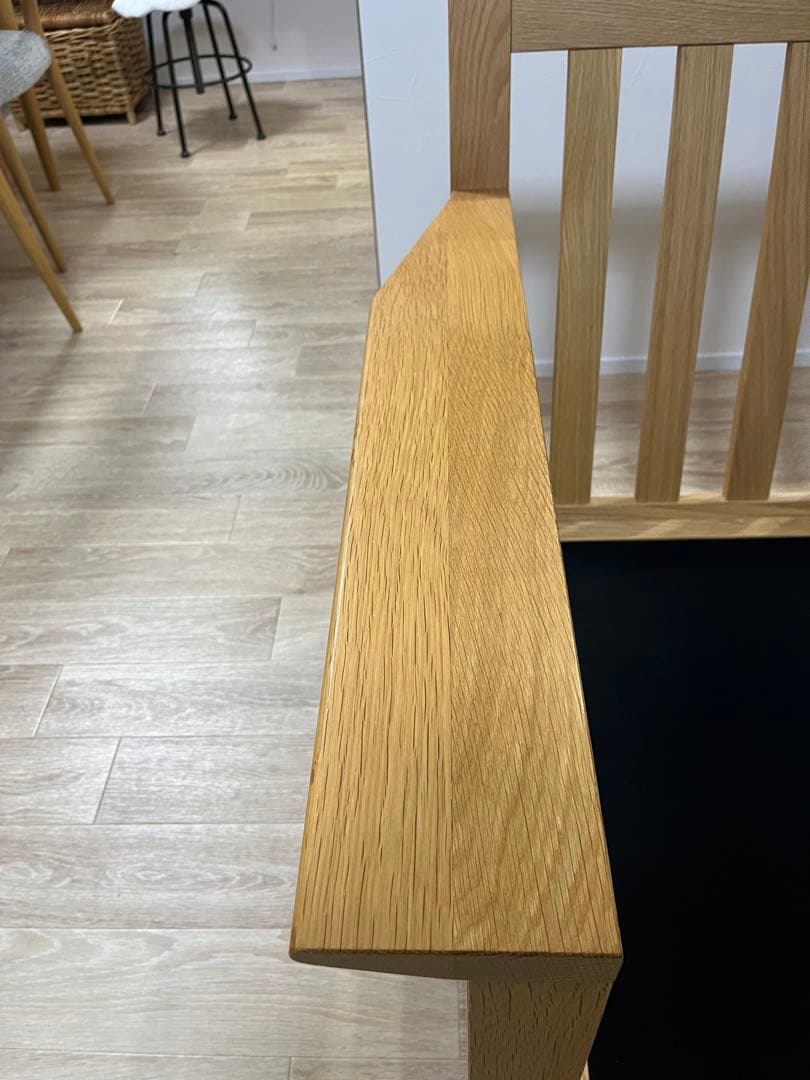 無印良品 MUJI オーク材 フェザー 2シーターソファ 2人掛ソファ【送料込】