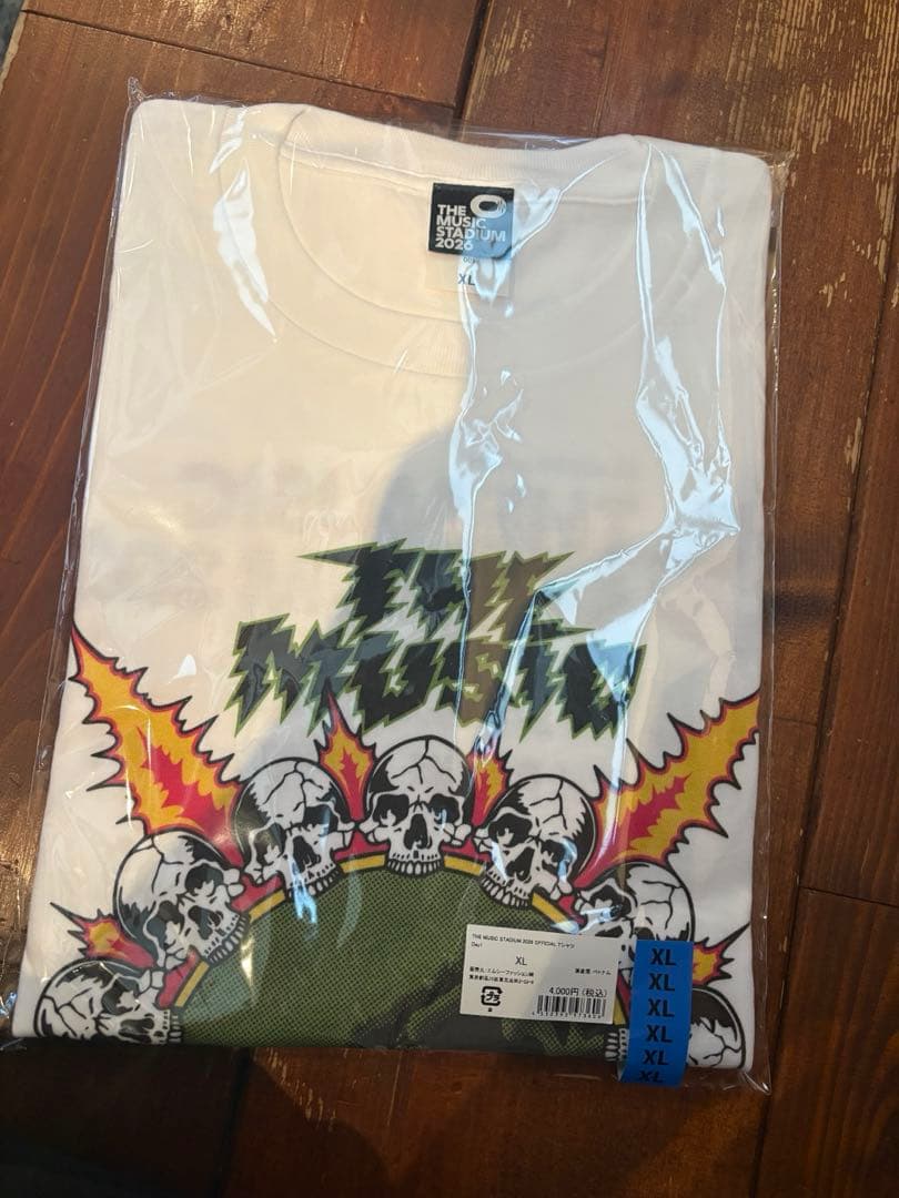 THE MUSIC STADIUM 2026 Tシャツ Day1 ホワイト