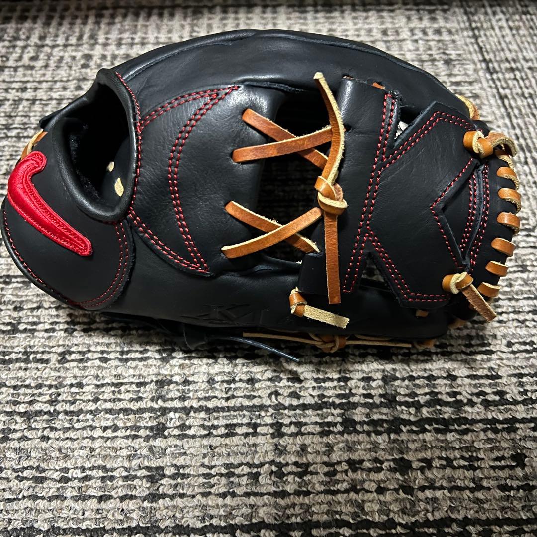 ナイキ　松井稼頭央KMシグネイチャーモデル　軟式グローブ 黒 大人用 限定品
