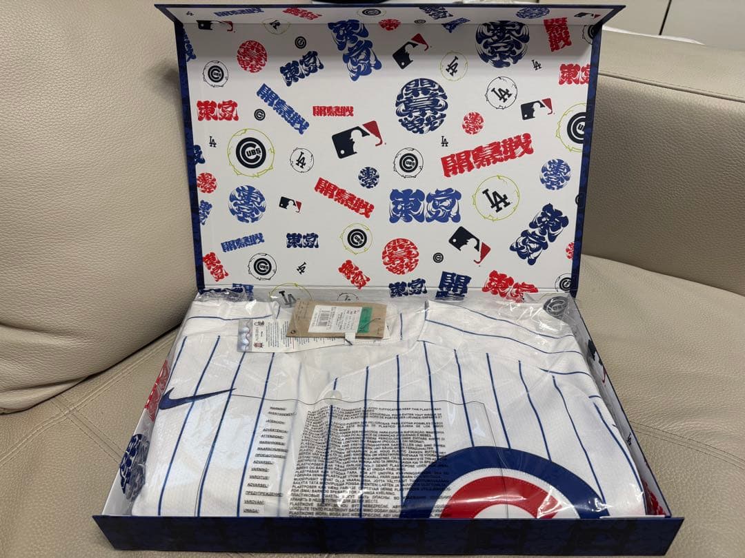 【新品未使用】MLB×NIKE 鈴木誠也カブスユニフォーム 東京シリーズ2025
