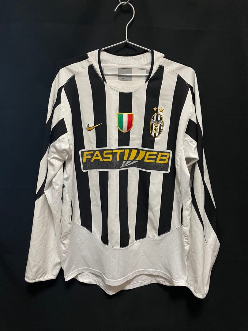 サ*じ様 Juventus Nike 03/04 長袖　ユニフォーム　番号無し