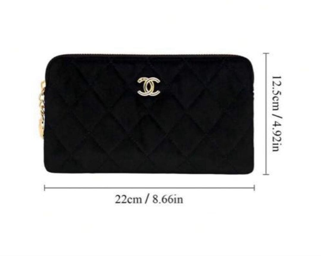新品♡CHANELシャネル♡メイクアップポーチ♡ノベルティ♡クラッチバッグ