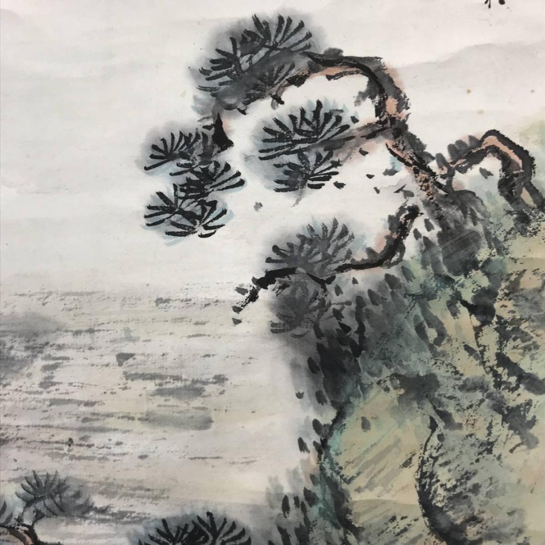 作者不詳/山水図/横物/掛軸/名家伝来/AC-701