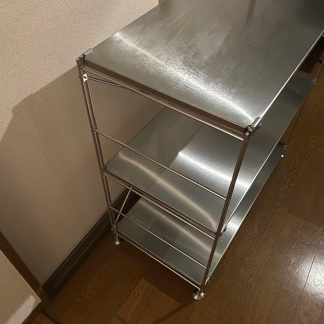 無印良品 ステンレスユニットシェルフ ステンレス棚セット ワイド 小