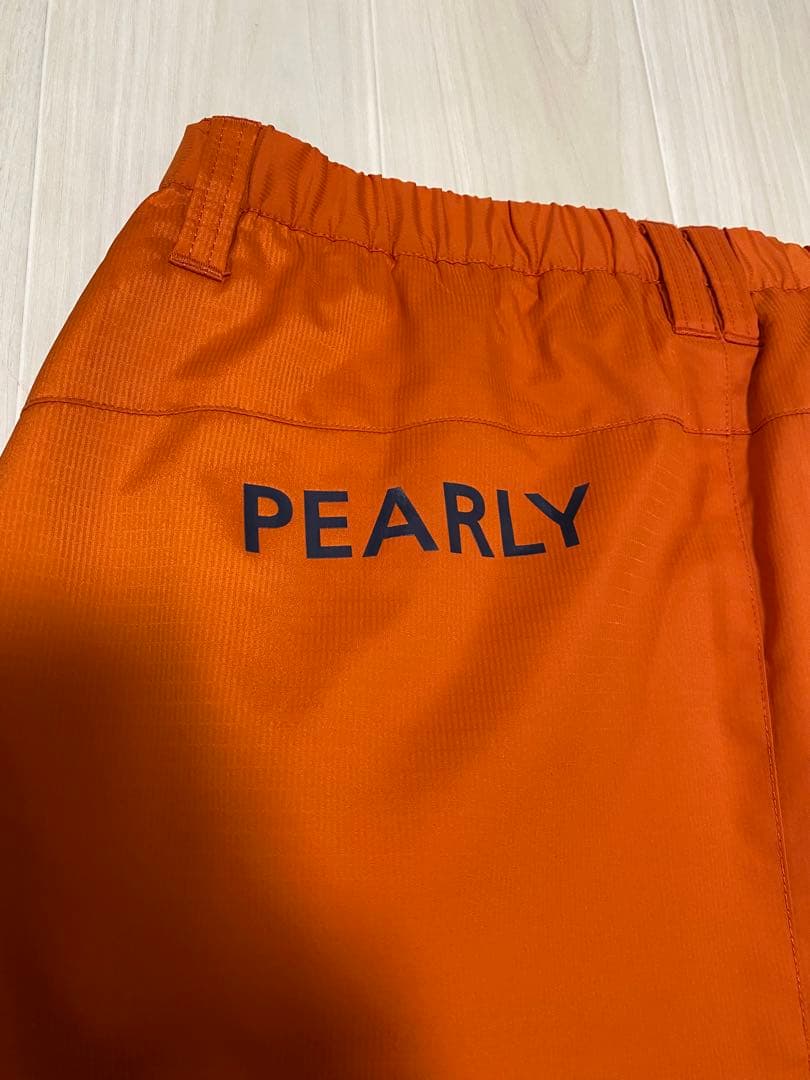 美品 PEARLY GATES オレンジスカート 蓄熱 防寒 サイズ2 中綿 L