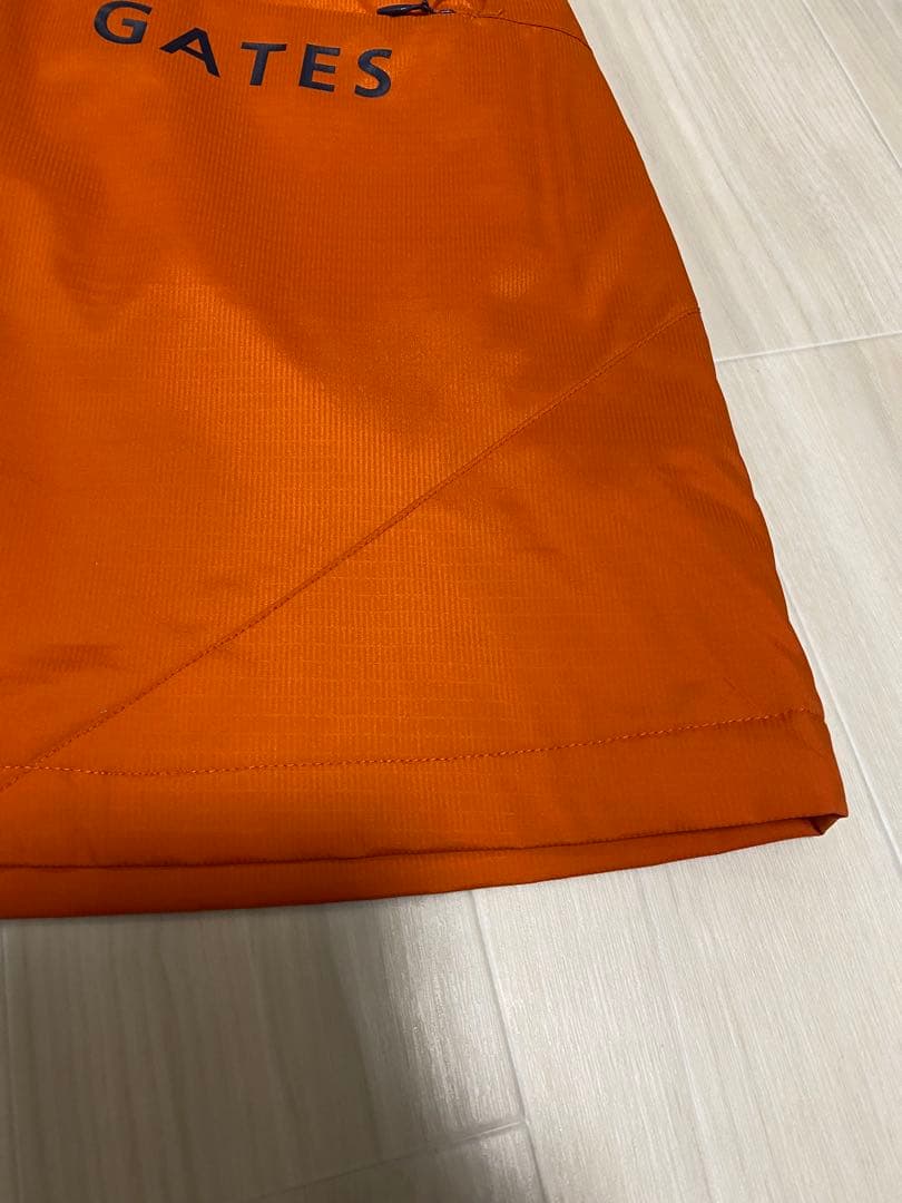 美品 PEARLY GATES オレンジスカート 蓄熱 防寒 サイズ2 中綿 L